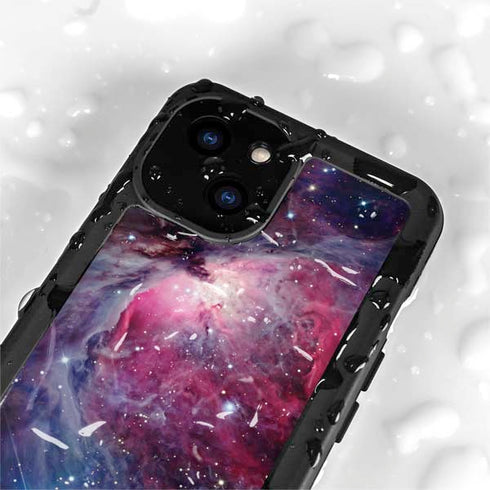 The Orion Nebula Pink iPhone 15 Waterproof Case